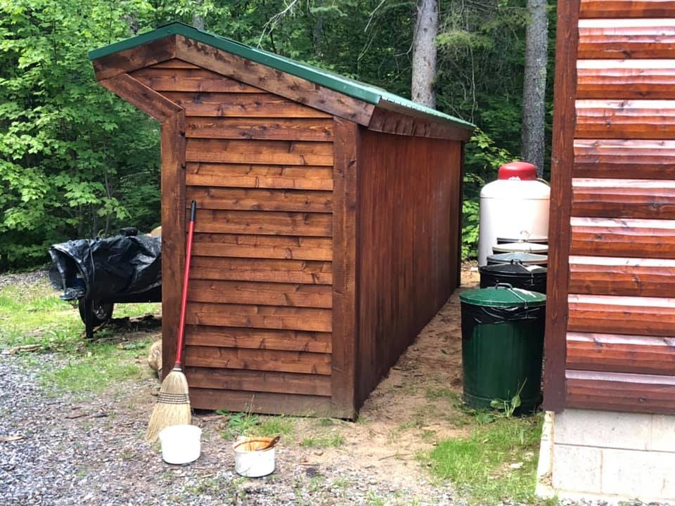 wood shed construction